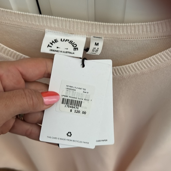 BNWT The Upside Niyamalyla knit tee. Medium. - Picture 3 of 3